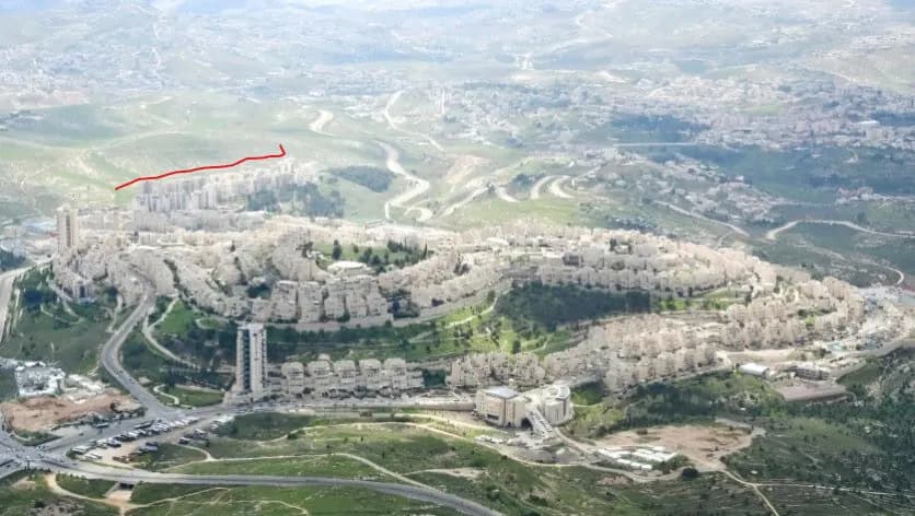 הדמיה של תוכנית ההרחבה של שכונת הר חומה עם 476 דירות חדשות