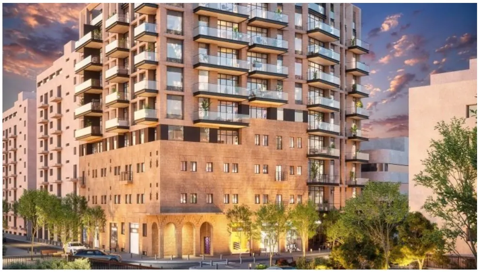 מלון עדן ההיסטורי ברחוב ההסתדרות פינת הלל במרכז ירושלים