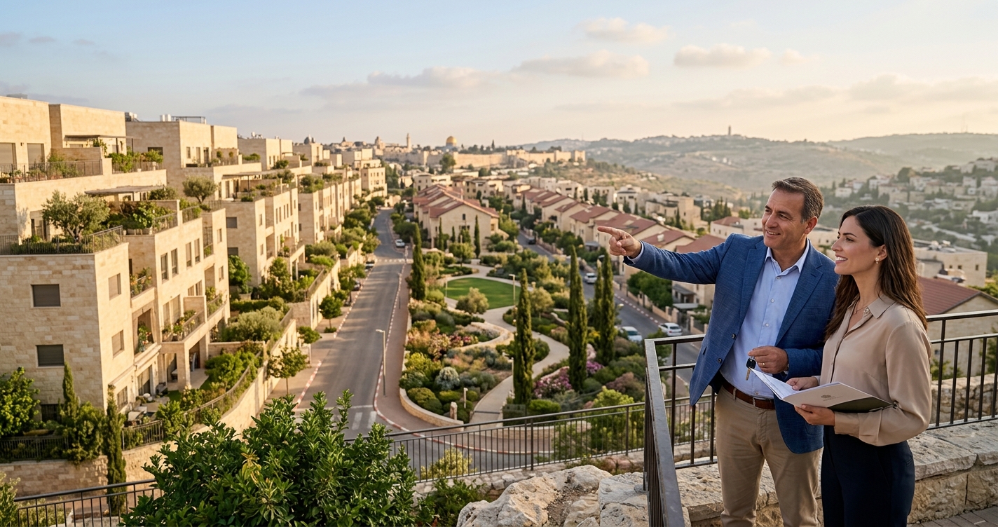 מדירת חלומות למפתח ביד: המסע המלא עם מתווך צמוד בירושלים
